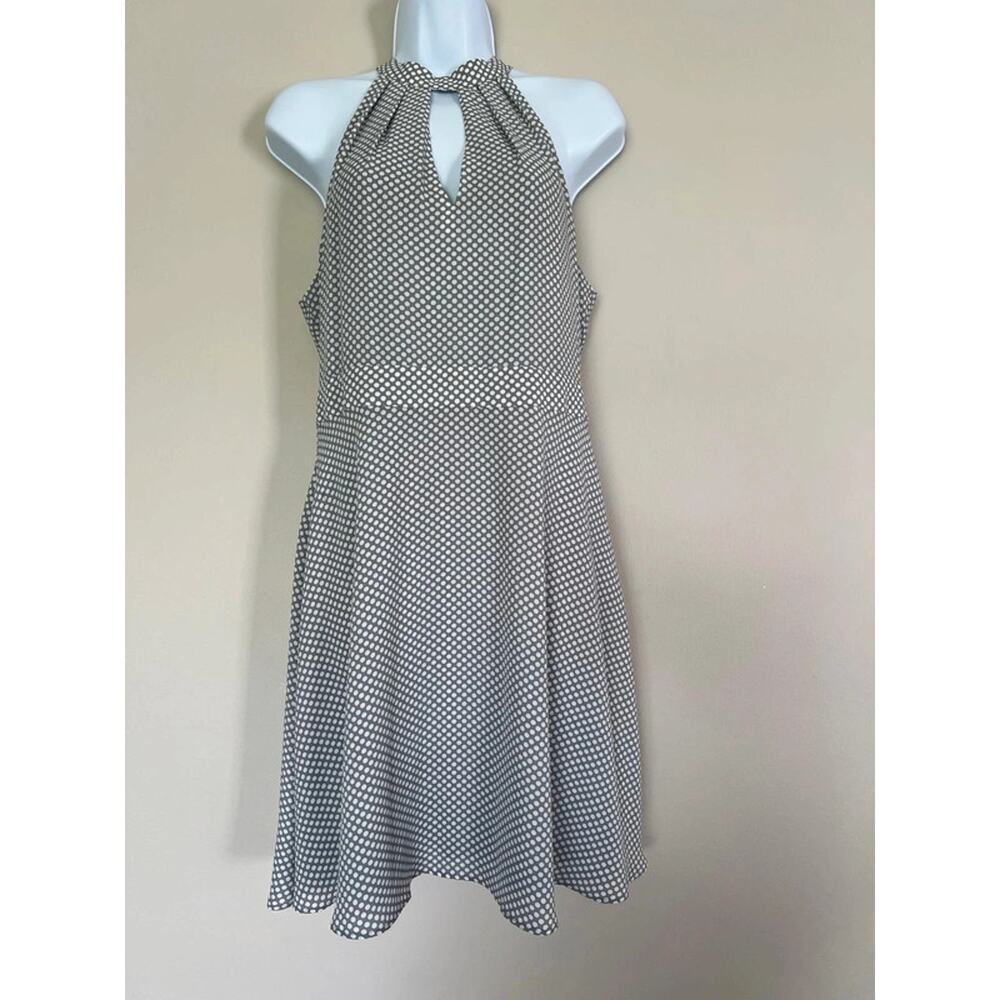 Express Polka Dot Halter Neck Keyhole Mini Dress Size 8